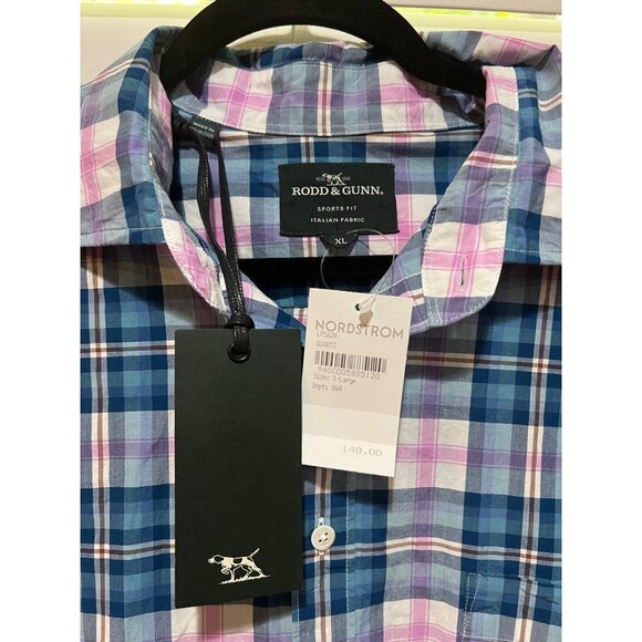 Rodd & Gunn Long Sleeve‎ Button Up Shirt NWT MSRP $148 - Size XL - Picture 2 of 4